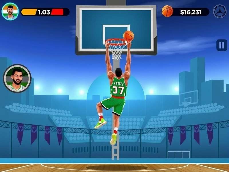Basketball Dunk Mania gameplay screenshot
